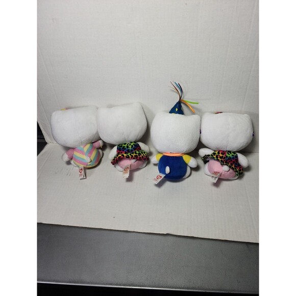 Lot of 4 TY Hello Kitty Plush Toys 6" 2014 2015 by Sanrio - Picture 6 of 7